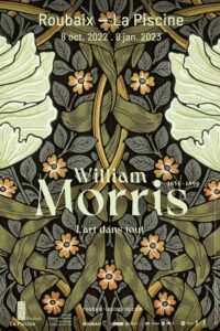 Affiche expo WIlliam Morris Musée La Piscine Roubaix