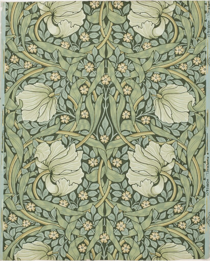 The Pimpernel papier peint William Morris