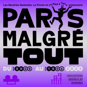 Festival Paris malgré tout Affiche