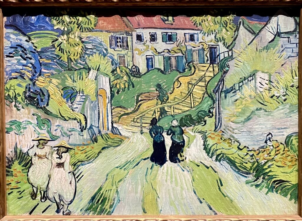Vincent Van Gogh Un escalier à Auvers-sur-Oise tableau