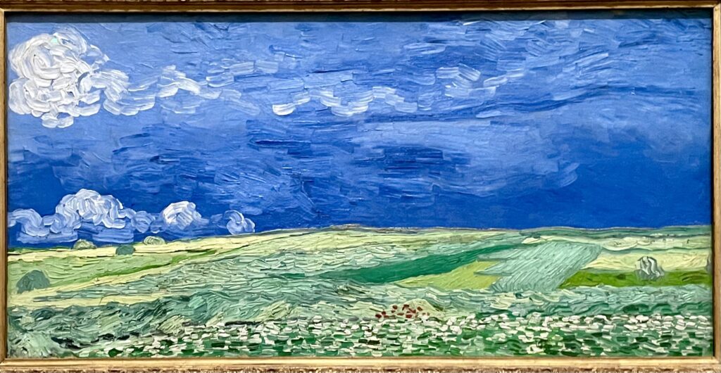 Vincent Van Gogh Champ de blé sous des nuages d'orage