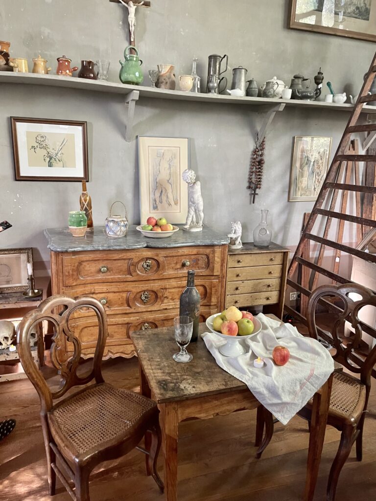 Atelier Paul Cézanne Aix en Provence objets nature morte