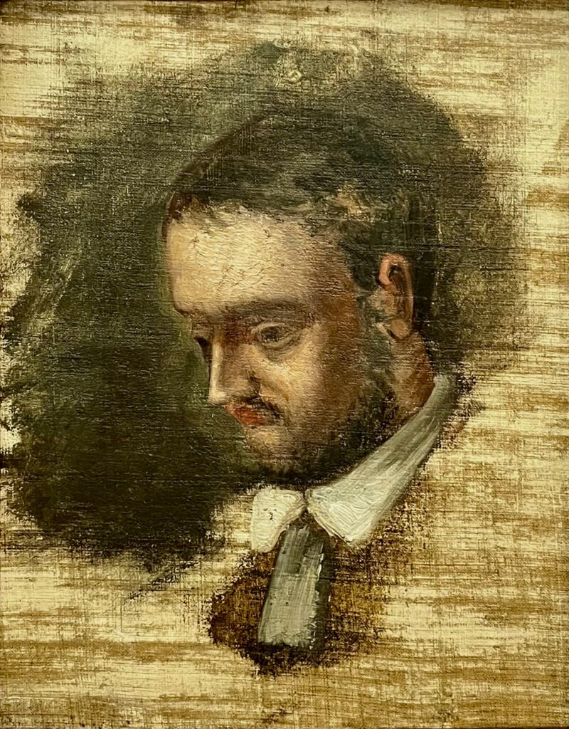 Paul Cézanne Portrait Emile Zola tableau