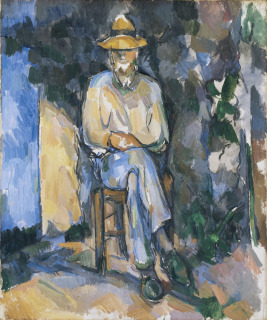 Le Jardinier Vallier Paul Cézanne tableau