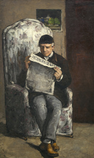Louis-Auguste Cézanne portrait Paul Cézanne tableau
