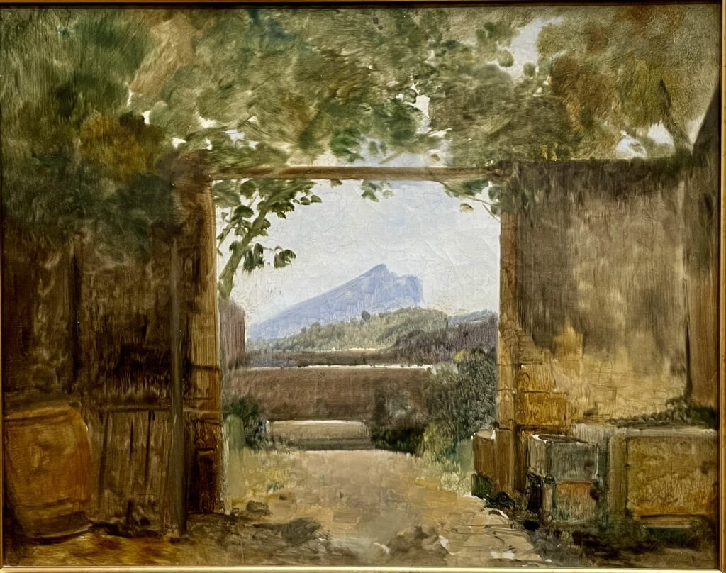 Montagne Sainte Victoire Granet tableau