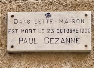 23 rue Boulegon dernière maison Paul Cézanne Aix en Provence