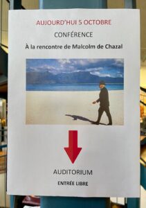 Affiche de la journée de conférences à la Halle Saint Pierre © S. Patel De Zorzi