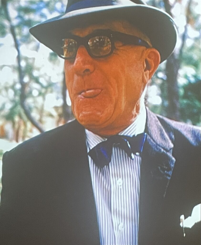 Photo de M%alcolm de Chazal prise par Bernard Violet exposée à La HSP