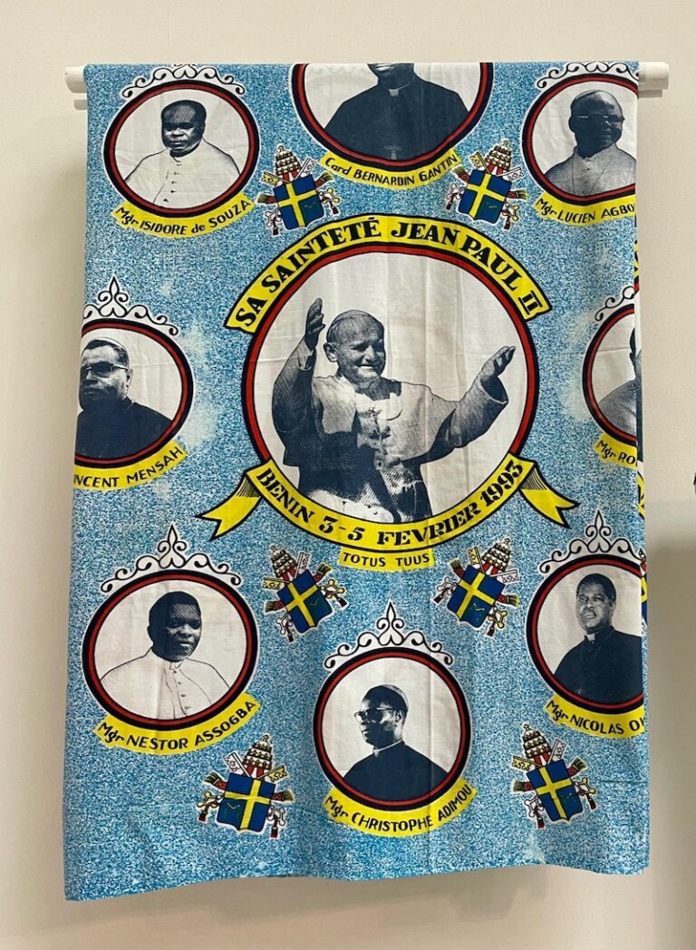 Coupon commercialisé pour le deuxième voyage du pape Jean-Paul II au Bénin, en février 1993 © Soraya Patel De Zorzi