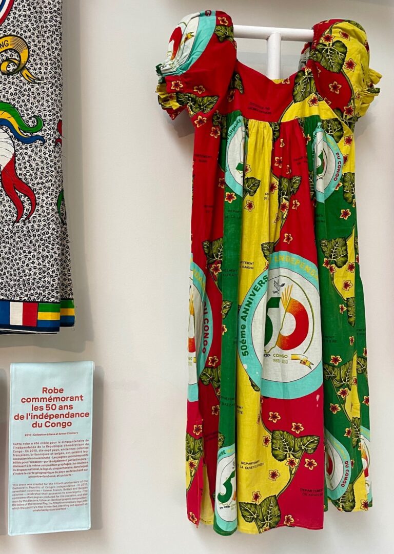 Robe commémorant les 50 ans de l’indépendance de la République démocratique du Congo en 2010 © Soraya Patel De Zorzi
