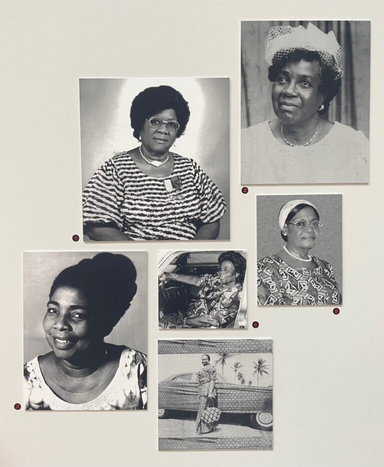 Portraits de quelques célèbres Nana Benz exposés au Musée de l’Homme