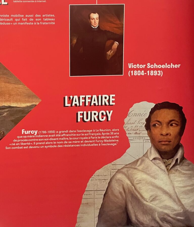 Victor Schoelcher et l’esclave réunionnais Furcy représentés dans l'exposition itinérante ‘C’est notre histoire’ de la Fondation pour la mémoire de l’esclavage