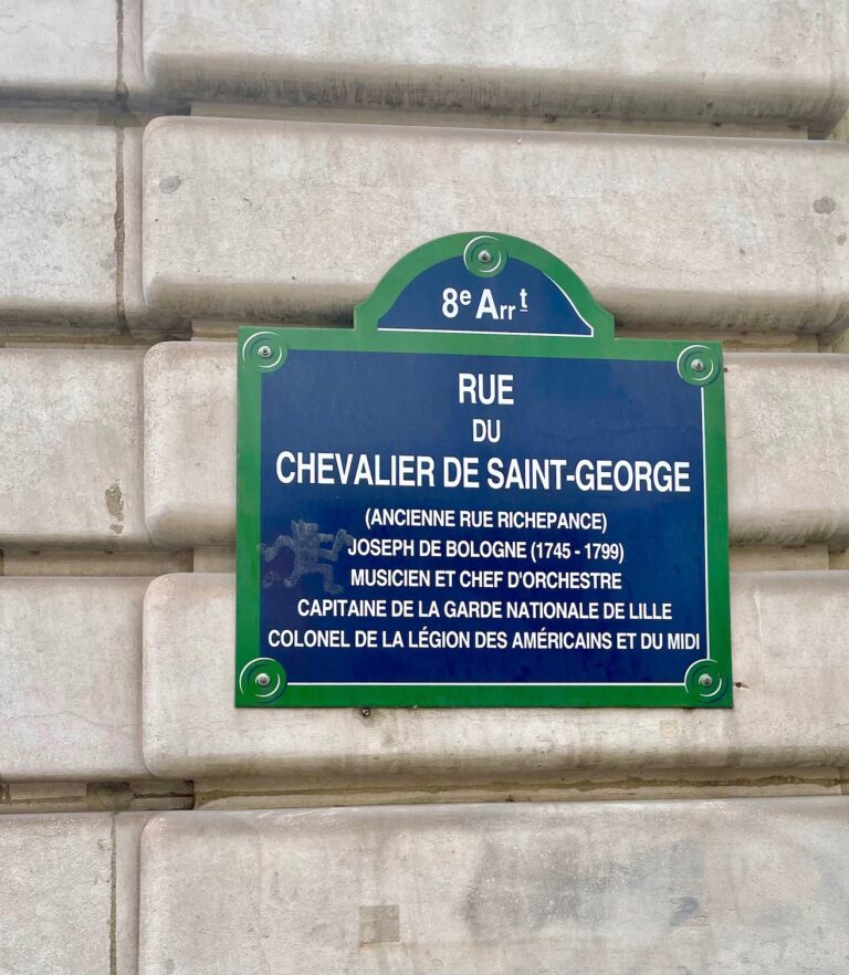 Rue du Chevalier-de-Saint-George, ancienne rue Richepance, Paris 8e