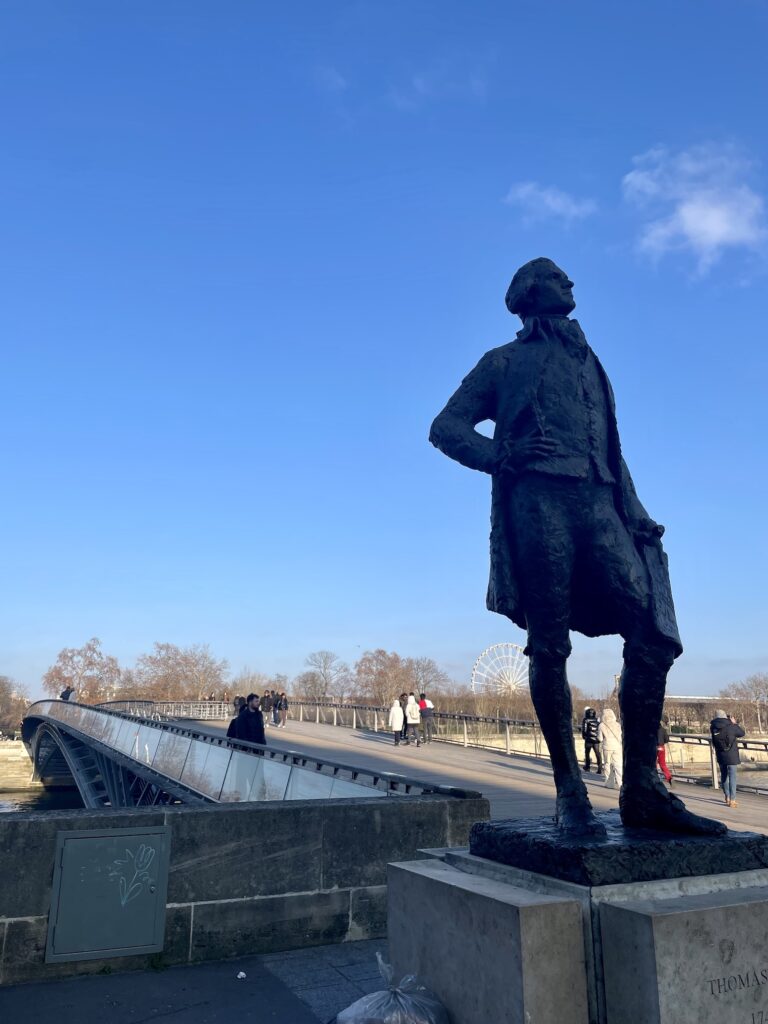 La statue de Thomas Jefferson à Paris © Soraya Patel De Zorzi