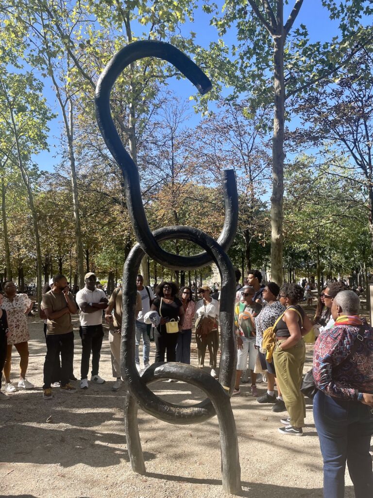 Le Mémorial de l’abolition de l’esclavage dans le jardin du Luxembourg © Soraya Patel De Zorzi