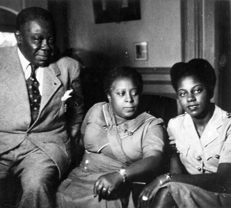 Félix Eboué, sa femme Eugénie et leur fille Ginette © Musée de l'Ordre de la Libération