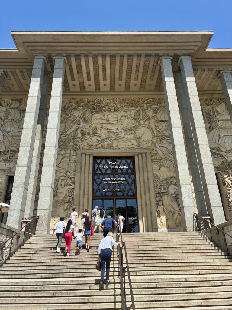 L’entrée du musée d'Histoire de l'Immigration © Soraya Patel De Zorzi