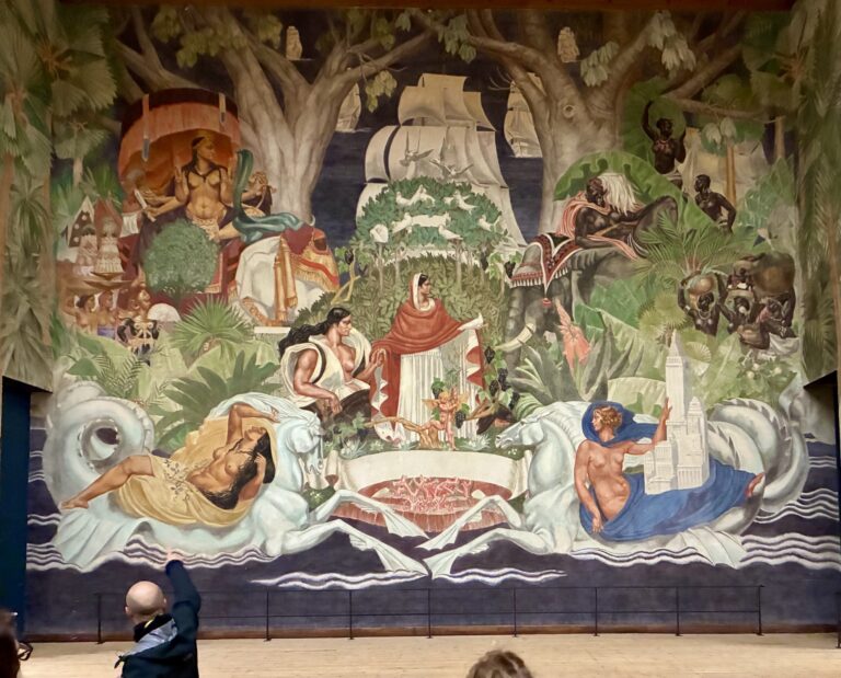 Composition centrale de la fresque du Forum © Soraya Patel De Zorzi