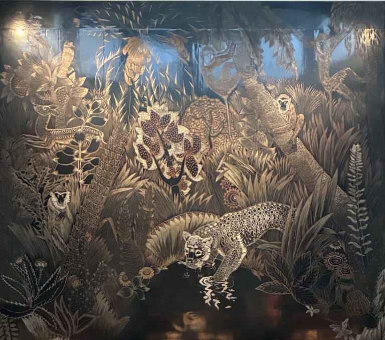 La forêt dans le salon des laques © Soraya Patel De Zorzi.