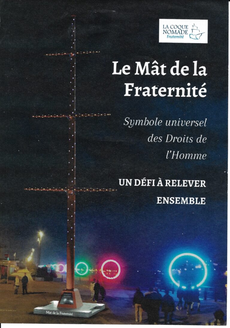 Flyer Le Mât de la Fraternité recto